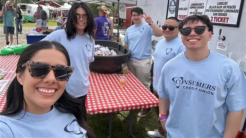 CCU employees at B4 summer festival